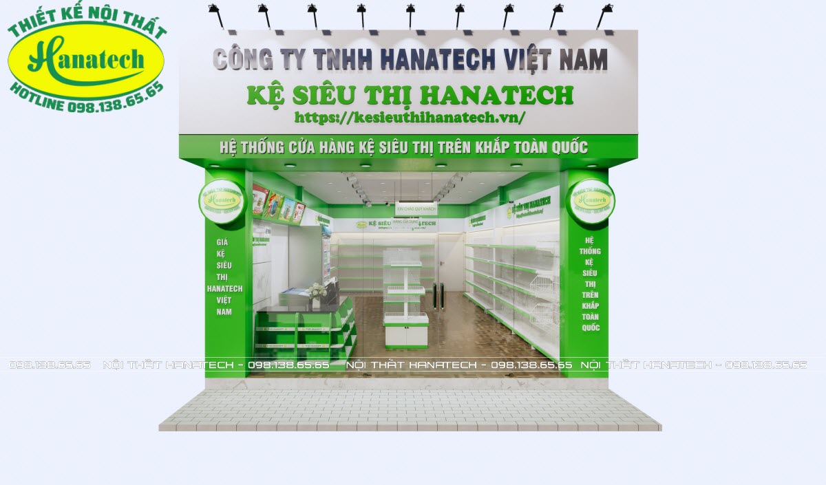 Thiết kế cửa hàng tạp hóa