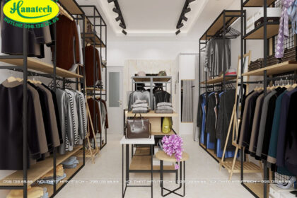 Thiết kế thi công nội thất cho shop thời trang tại Bình Phước