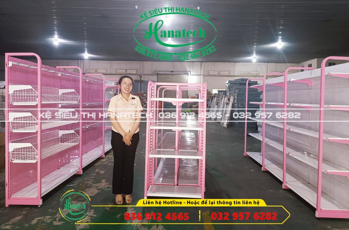 Giá kệ trưng bày shop Mẹ và Bé tại Bình Phước