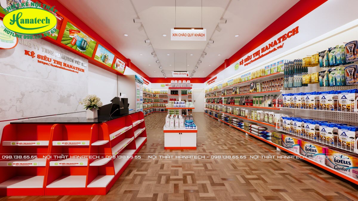 Thiết kế cửa hàng tiện lợi tại Bình Phước