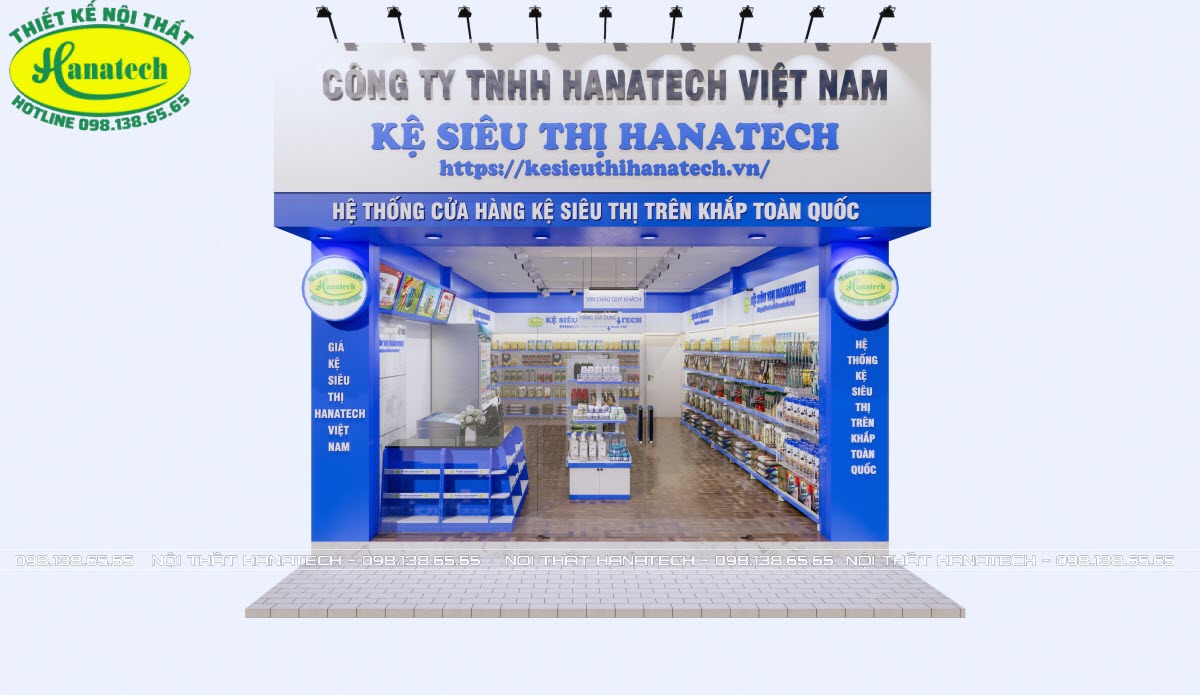 Thiết kế thi công cửa hàng tiện lợi tiện ích tại Lâm Đồng