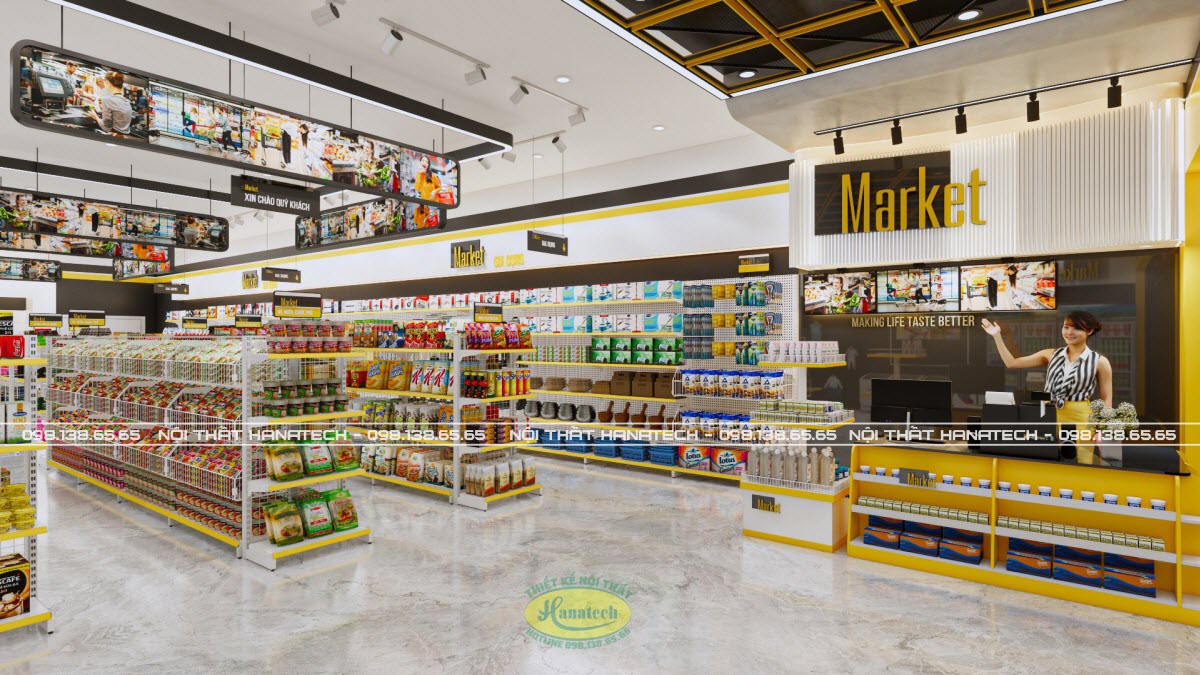 Thiết kế siêu thị tại Lâm Đồng