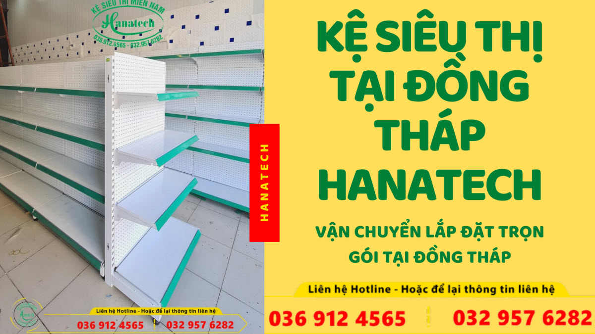  Giá kệ siêu thị trưng bày tại Đồng Tháp