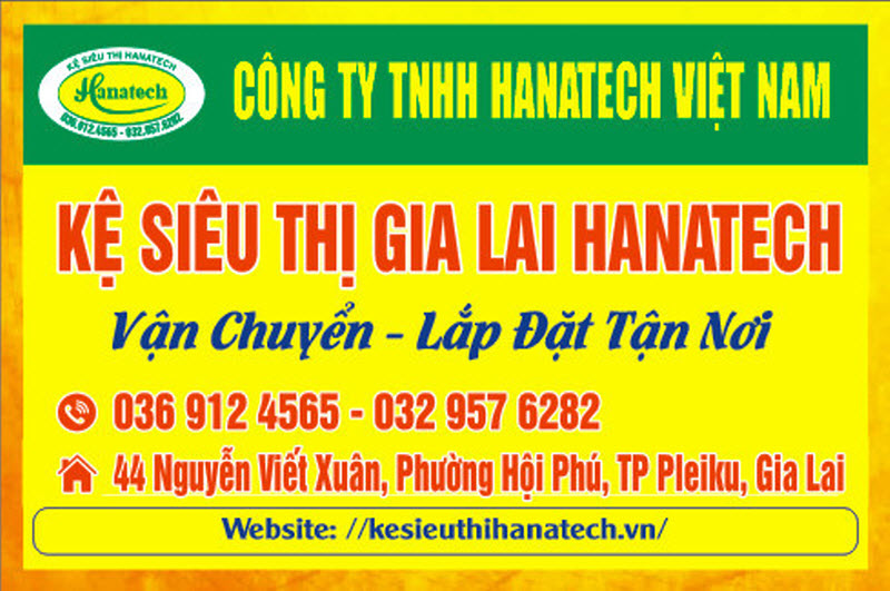 Giá kệ siêu thị trưng bày sản phẩm tại Gia Lai