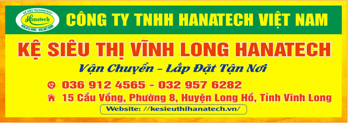 Giá kệ siêu thị trưng bày sản phẩm giá rẻ tại Vĩnh Long