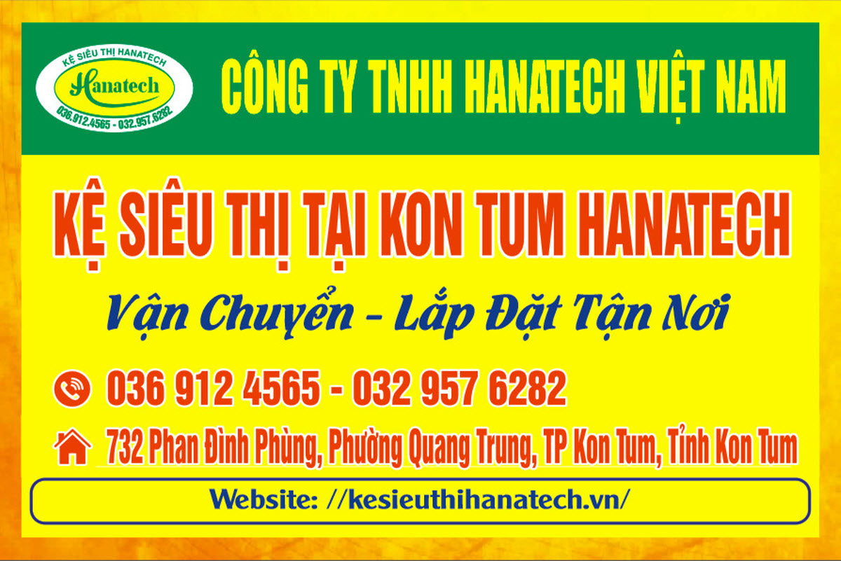 Giá kệ siêu thị trưng bày sản phẩm tại Kon Tum