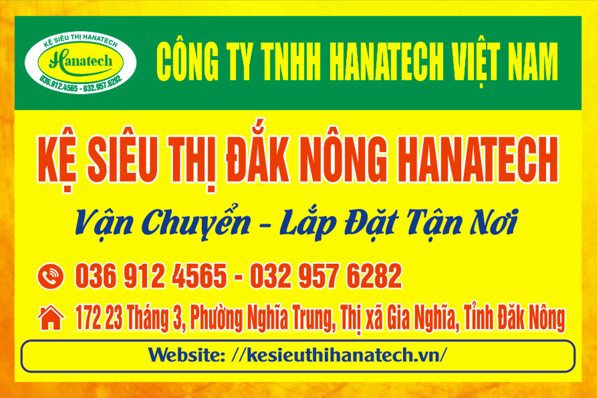 Kệ siêu thị tại Đắk Nông