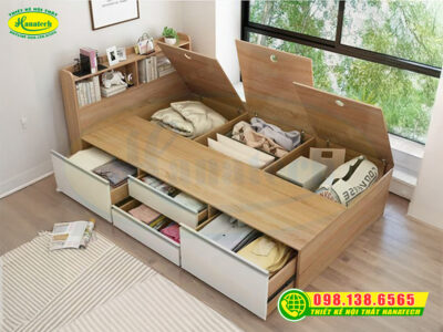 Giường ngủ gỗ công nghiệp MDF