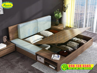 Giường ngủ gỗ công nghiệp MDF