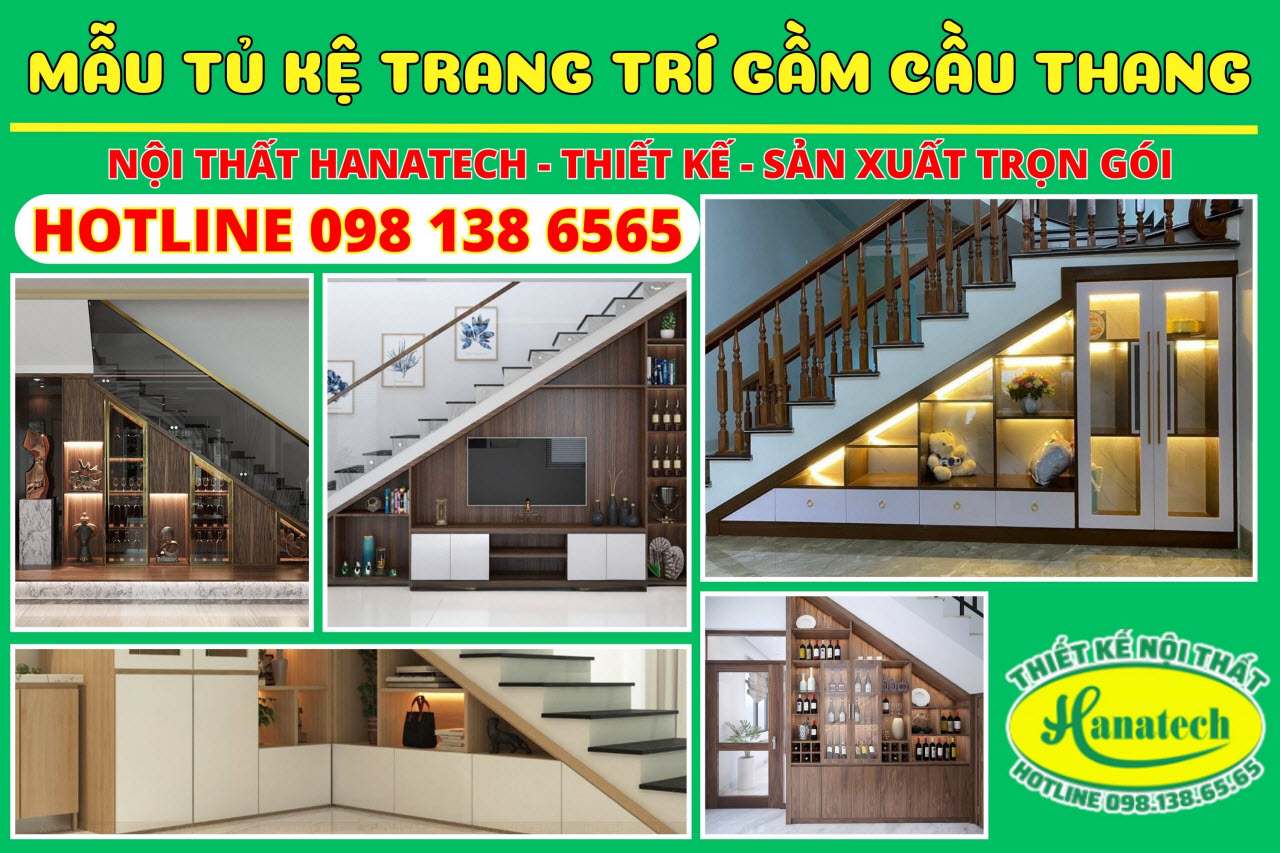 Tủ kệ gầm cầu thang