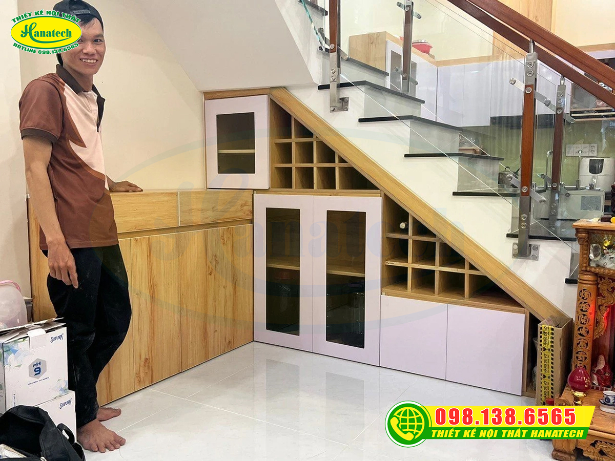 Tủ kệ gầm cầu thang