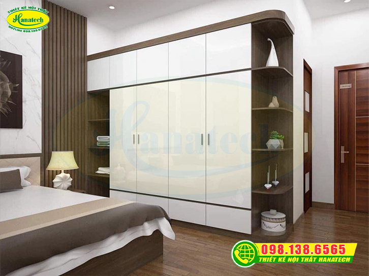 Tủ quần áo gỗ công nghiệp MDF