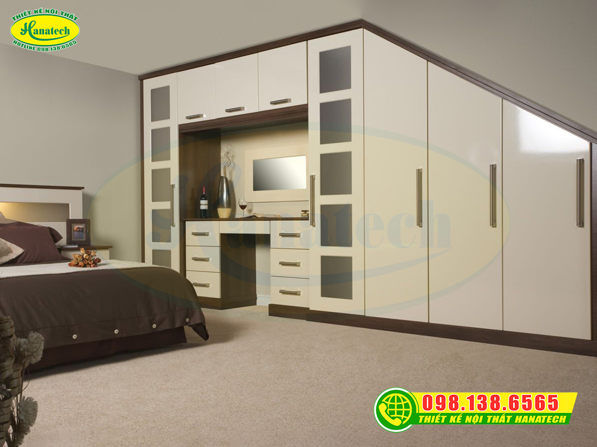 Tủ quần áo gỗ công nghiệp MDF