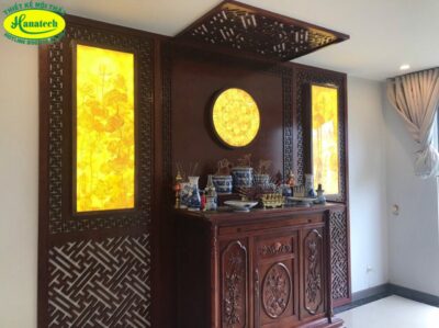 Vách ngăn phòng thờ CNC