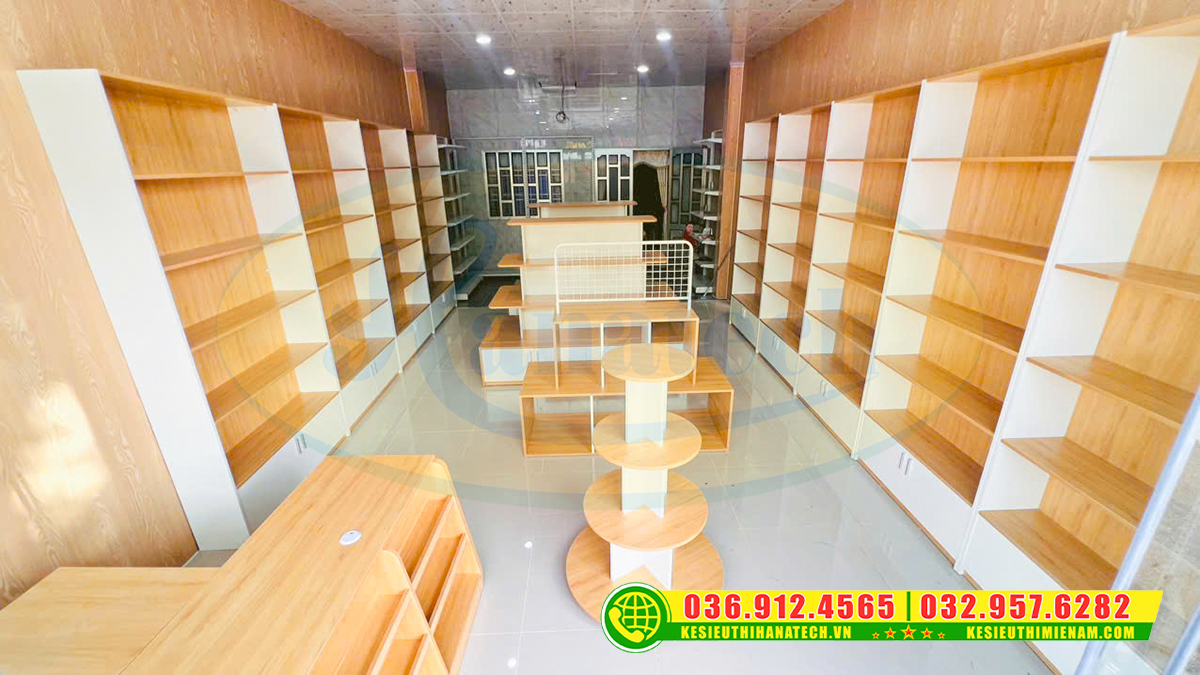 Thiết kế nội thất shop taị Bình Dương trọn gói, uy tín, chất lượng