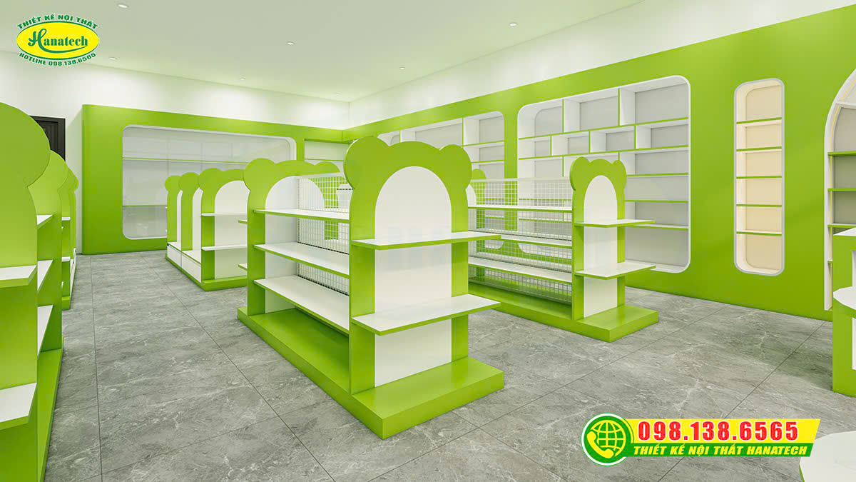 Thiết kế nội thất shop taị Bình Dương trọn gói, uy tín, chất lượng