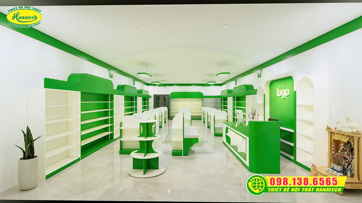 Thiết kế nội thất shop taị Bình Dương trọn gói, uy tín, chất lượng