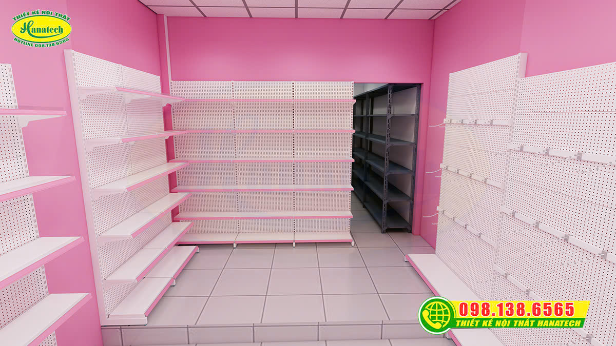 Mẫu thiết kế cửa hàng mẹ và bé đẹp, hút khách năm 2026