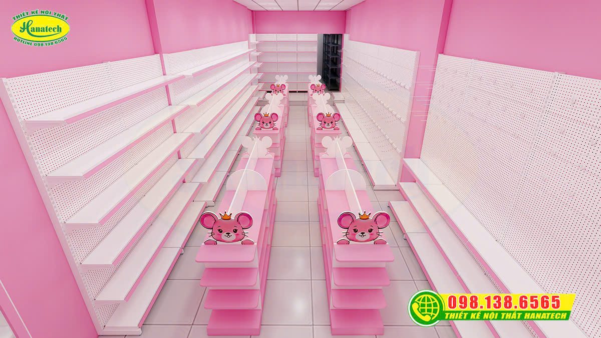 Mẫu thiết kế cửa hàng mẹ và bé đẹp, hút khách năm 2026