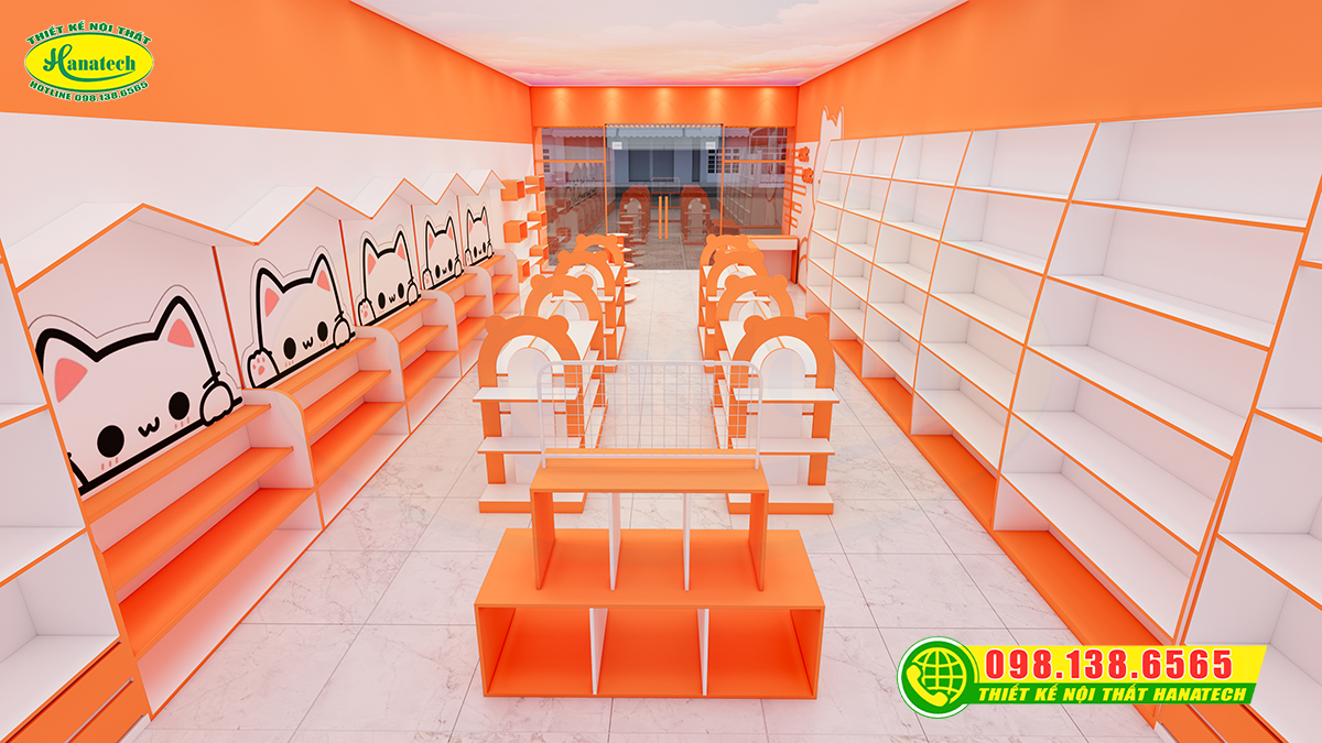 Mẫu thiết kế showroom mỹ phẩm sang đẹp, tối ưu chi phí đầu tư