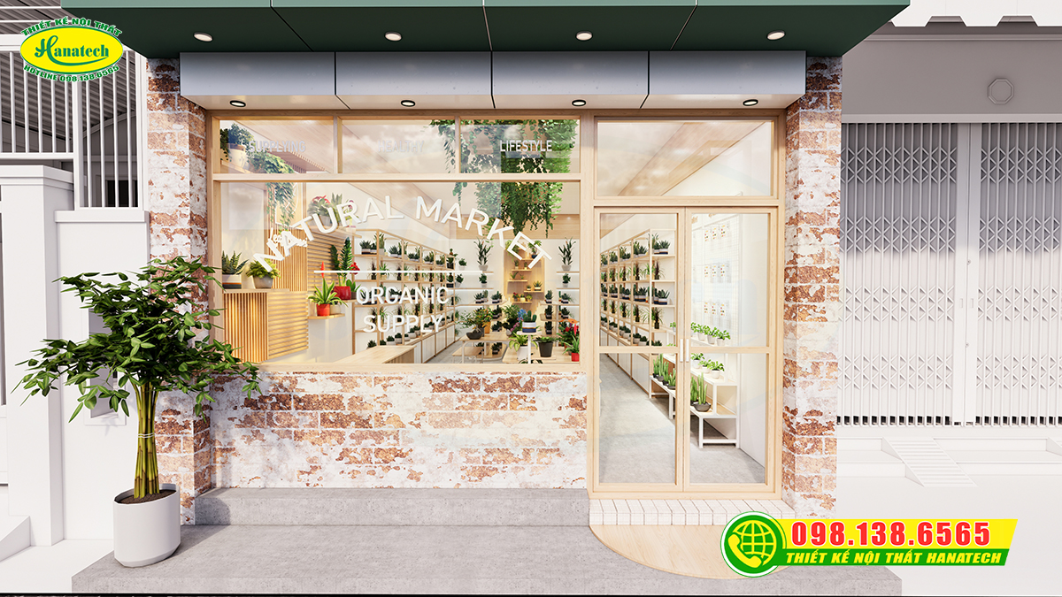 Thiết kế cửa hàng cây cảnh đẹp, kinh doanh hiệu quả