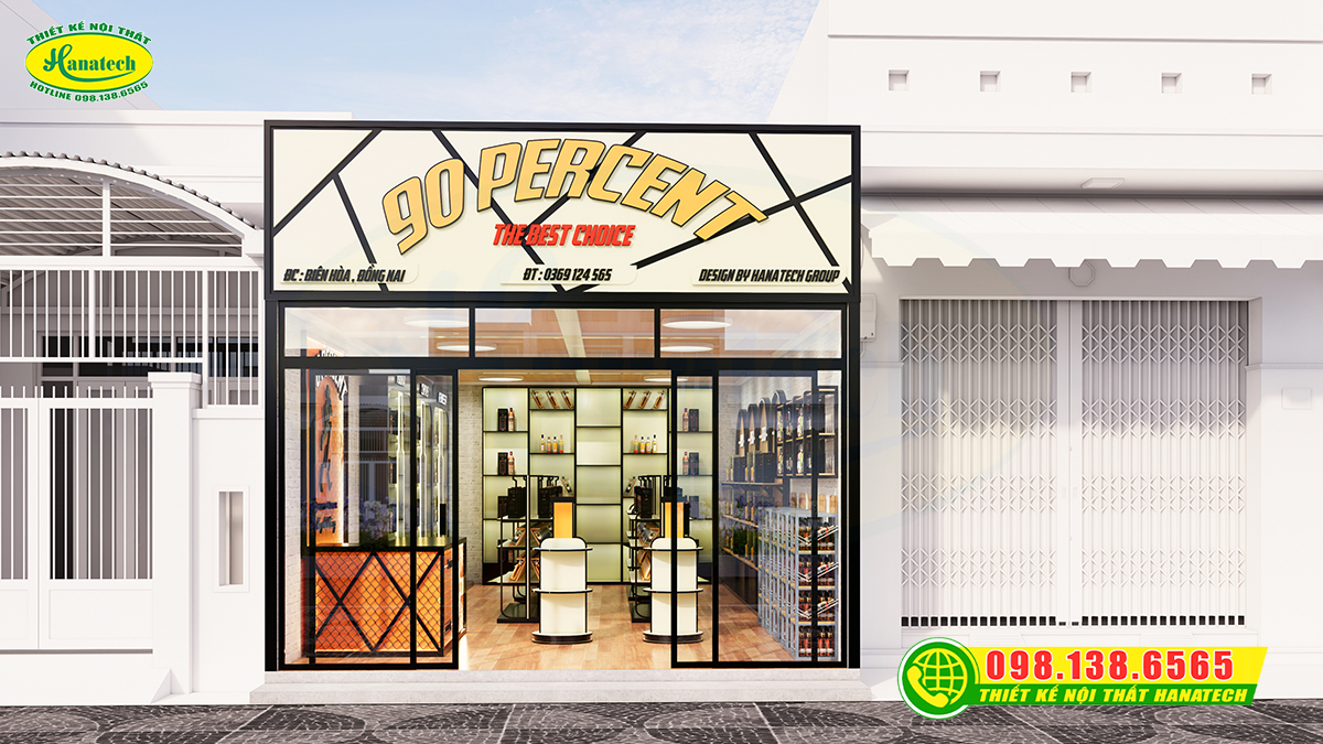 Mẫu thiết kế showroom rượu đẹp, sang trọng 2026