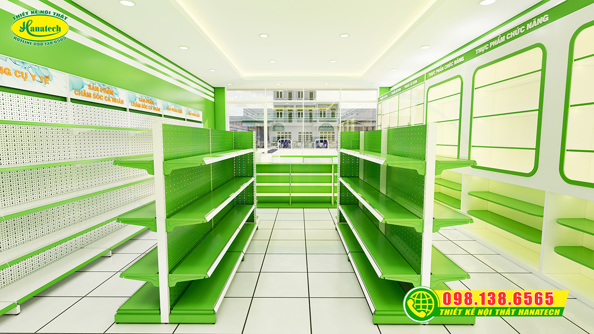 Thiết kế nhà thuốc tại TPHCM