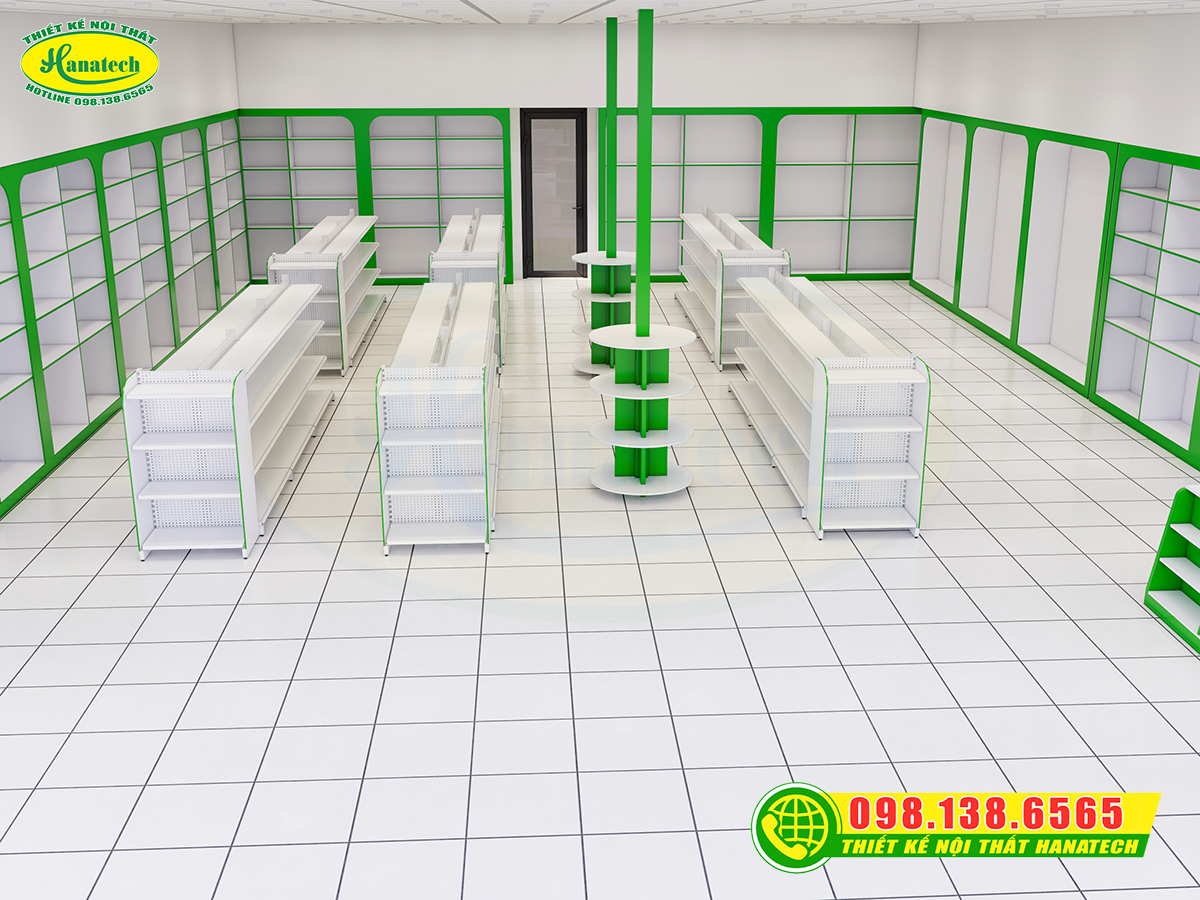 Thiết kế thi công shop sữa tại Đồng Nai