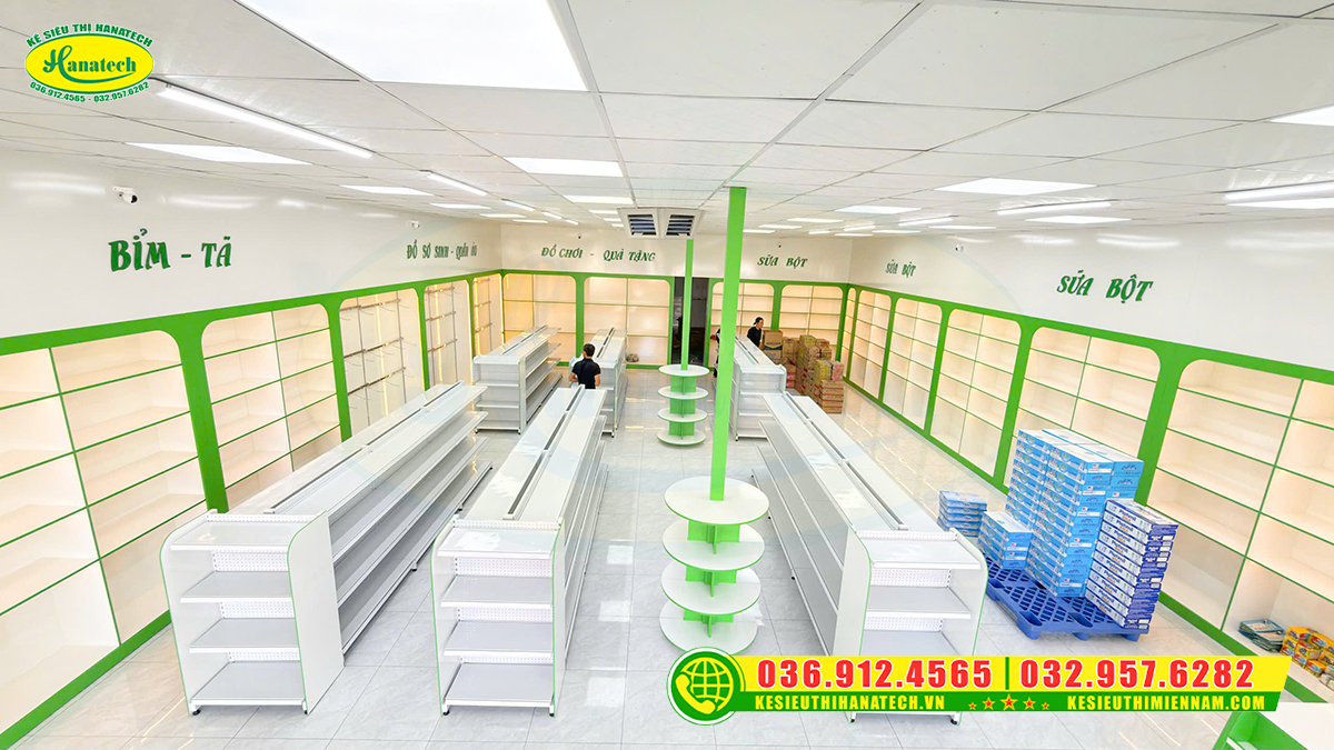 Thiết kế thi công shop sữa tại Đồng Nai