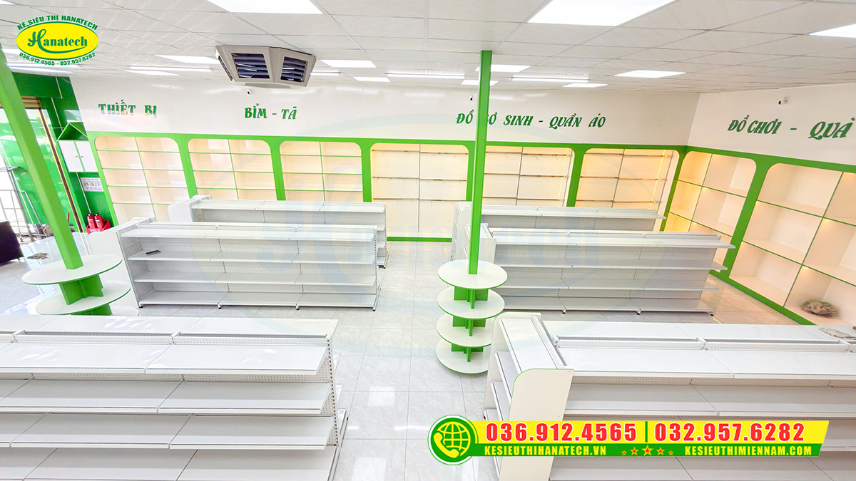 Thiết kế thi công shop sữa tại Đồng Nai
