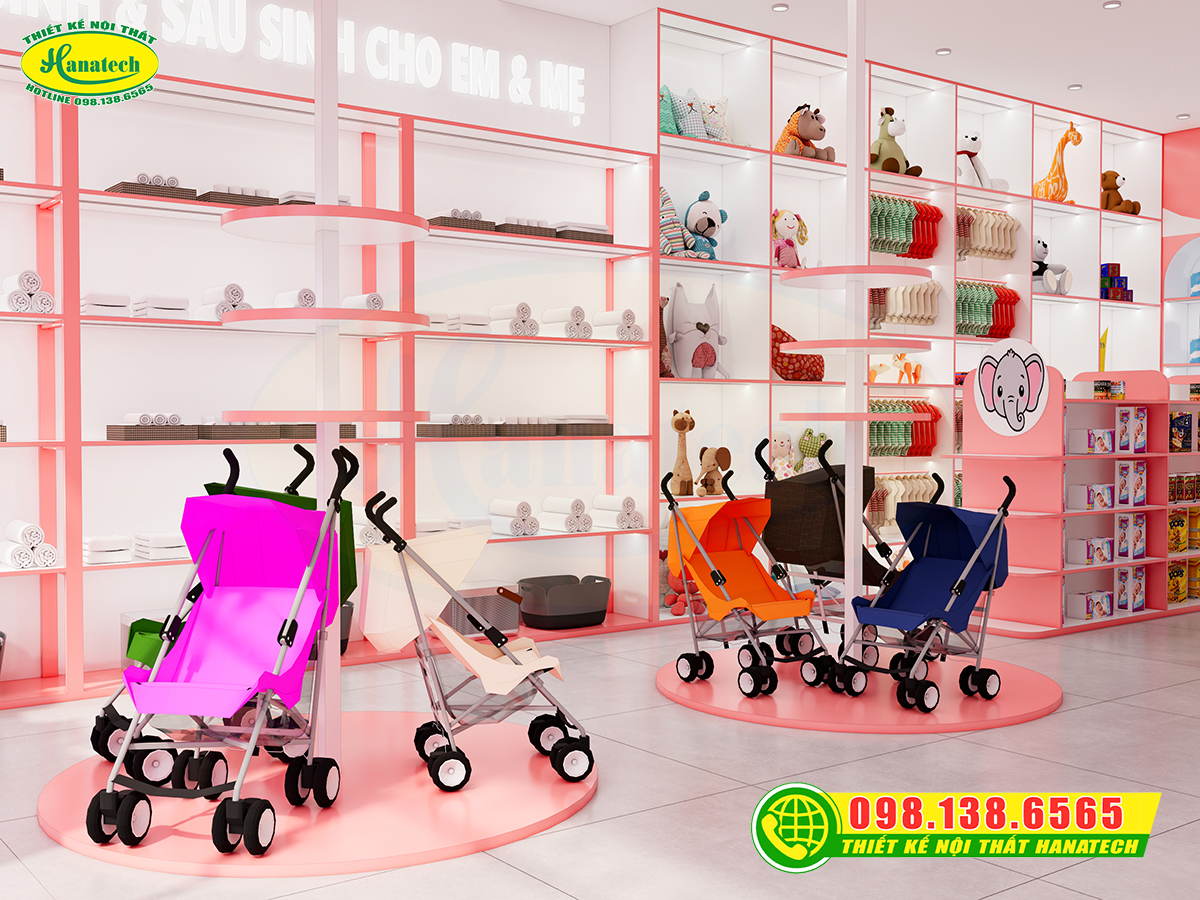 Thiết kế shop sữa tại Cần Thơ