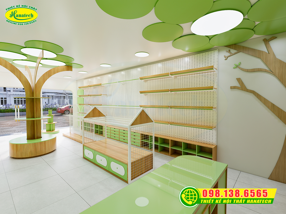 Thiết kế shop thời trang trẻ em