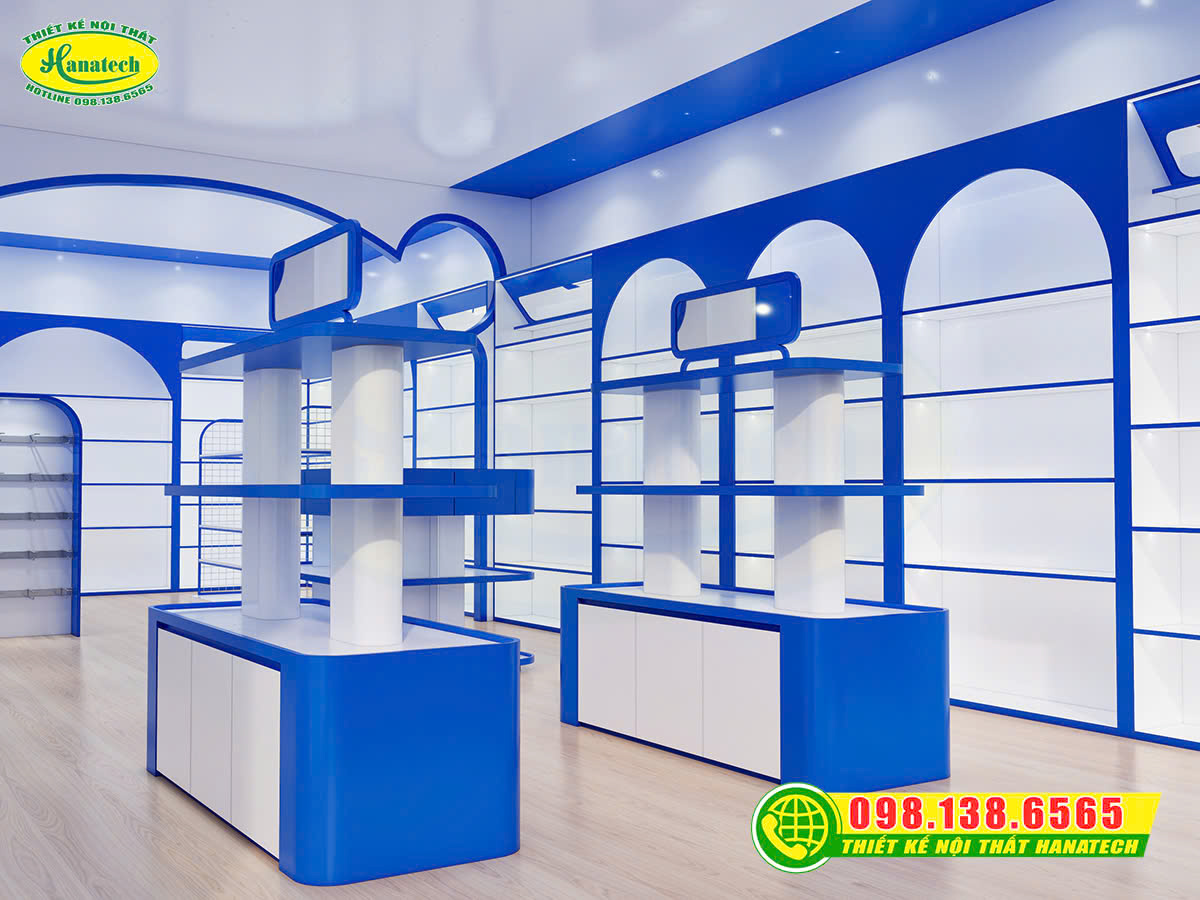 Thiết kế thi công shop mỹ phẩm