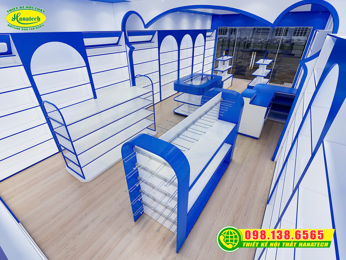 Thiết kế thi công shop mỹ phẩm