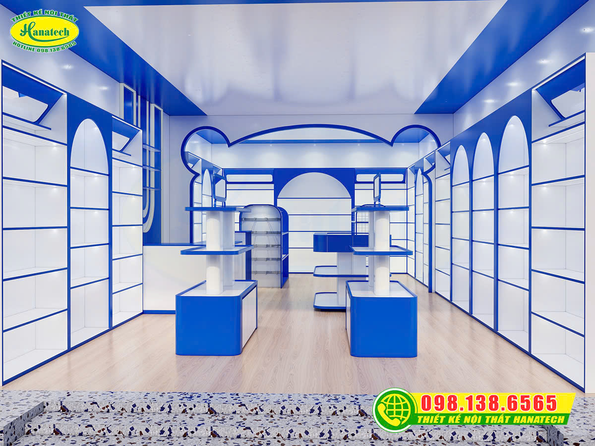 Thiết kế thi công shop mỹ phẩm