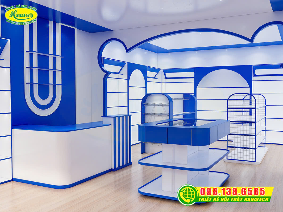 Thiết kế thi công shop mỹ phẩm