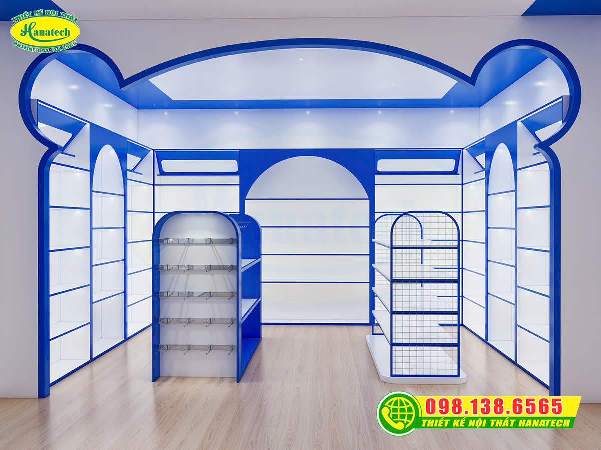 Thiết kế thi công shop mỹ phẩm